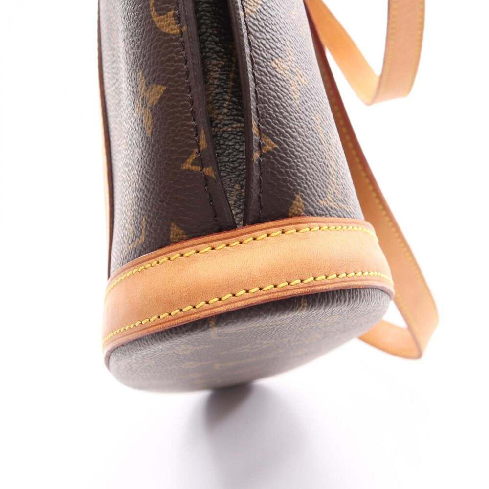 LOUIS VUITTON Authentic Brown Monogram Leather Shoulder Bag - Picture 8 of 15